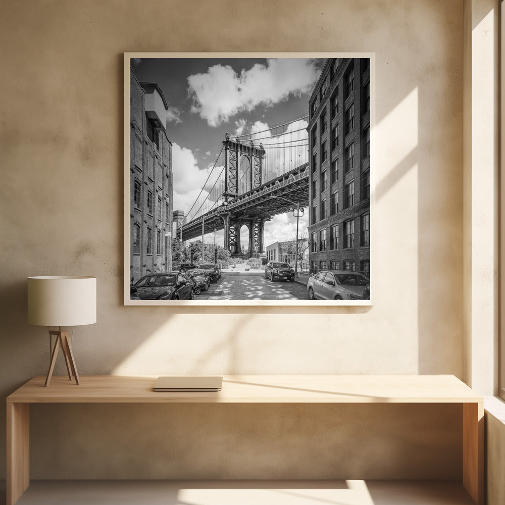 Art mural NYC Pont de Manhattan