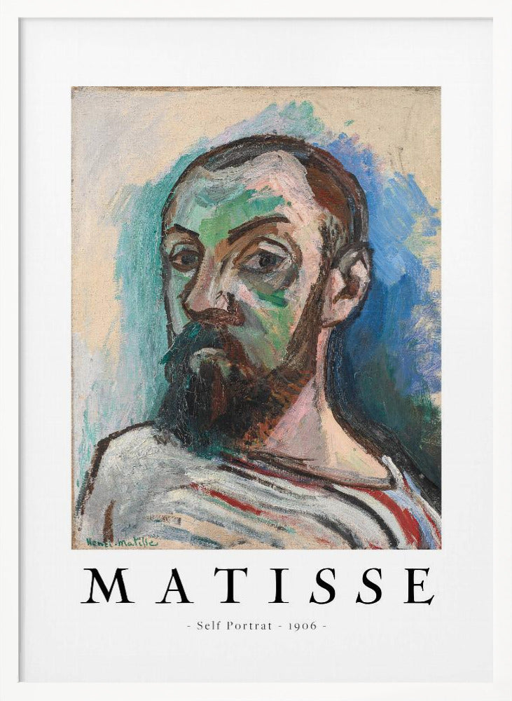 Affiche d'art mural Autoportrait 1906