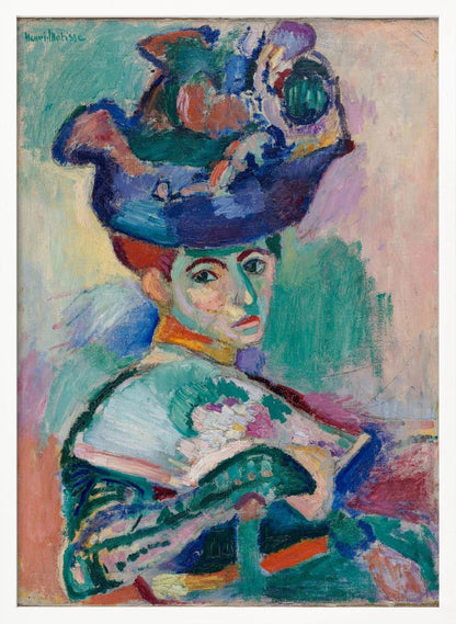 Décoration murale Femme au chapeau