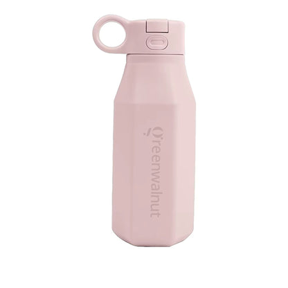 Ensemble boîte à bento en silicone et bouteille d'eau – Récipient alimentaire antifuite à 3 compartiments pour enfants et adultes