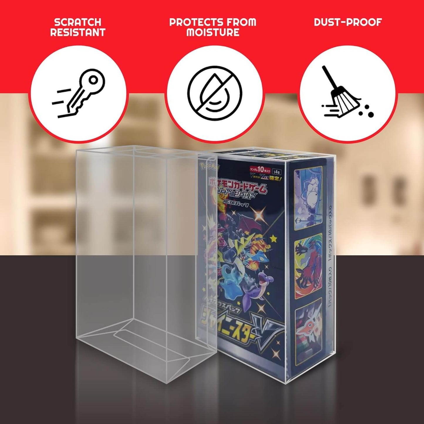 Protecteur pour boîte de boosters Pokémon Japonaise