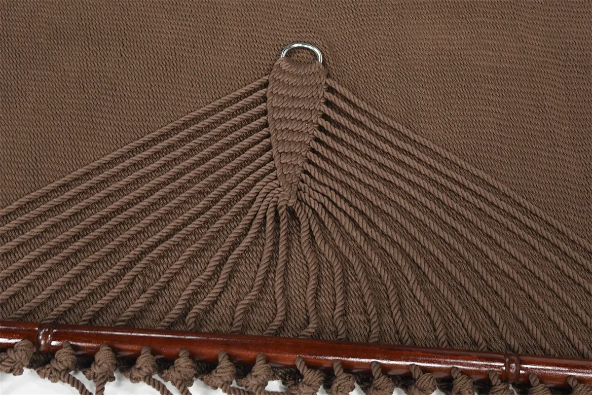 Hamac en corde polyester – Luxe tissé doux