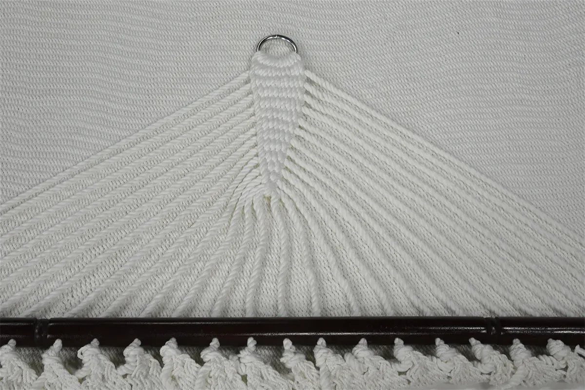 Hamac en corde polyester – Luxe tissé doux