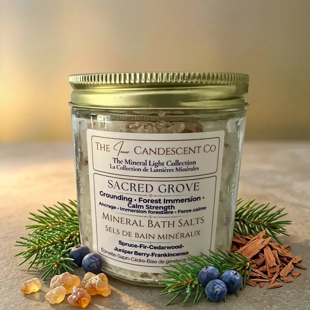 SACRED GROVE | Grounding forest magnesium & mineral rich bath salts | Foot soaks