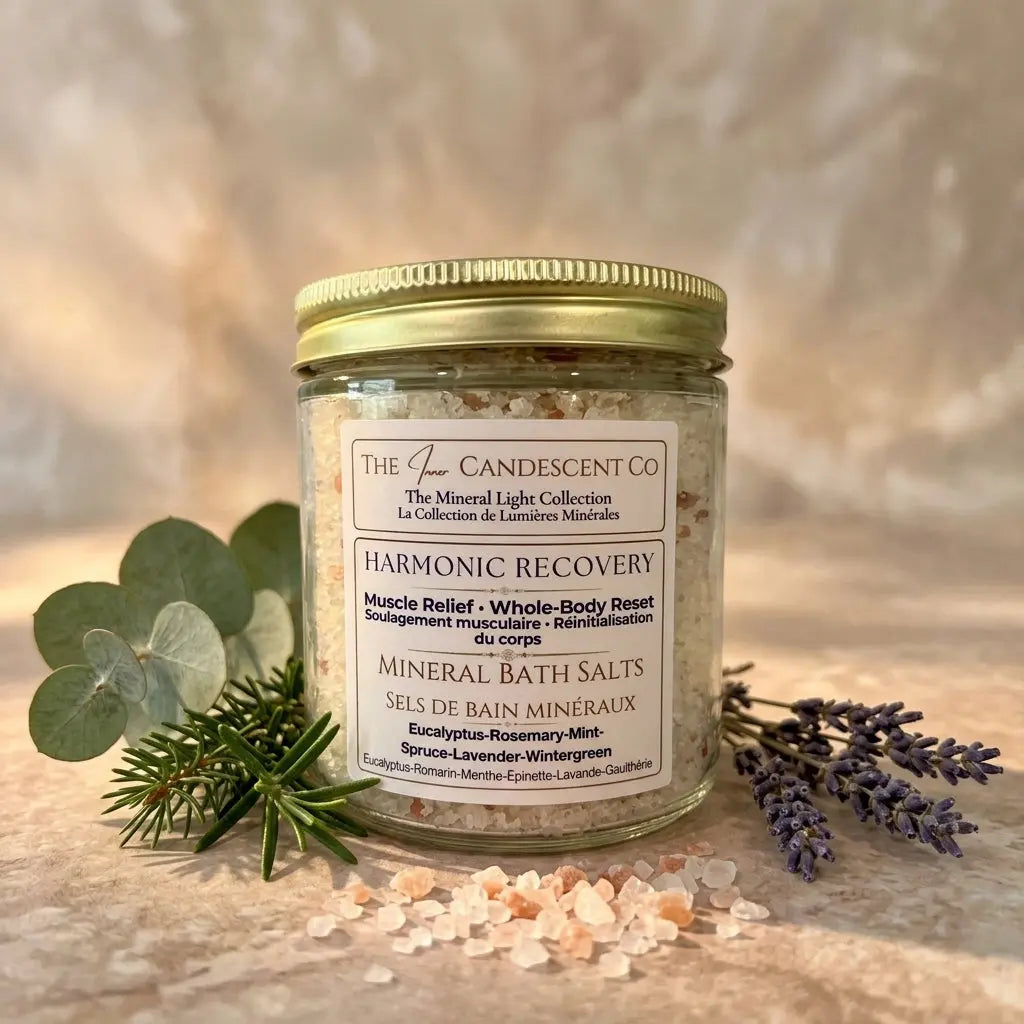 HARMONIC RECOVERY | Muscle recovery magnesium & mineral rich bath salts | Foot soaks