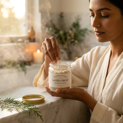 SACRED GROVE | Grounding forest magnesium & mineral rich bath salts | Foot soaks