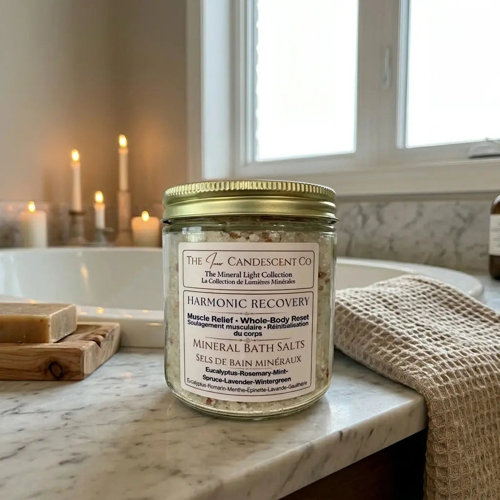 HARMONIC RECOVERY | Muscle recovery magnesium & mineral rich bath salts | Foot soaks