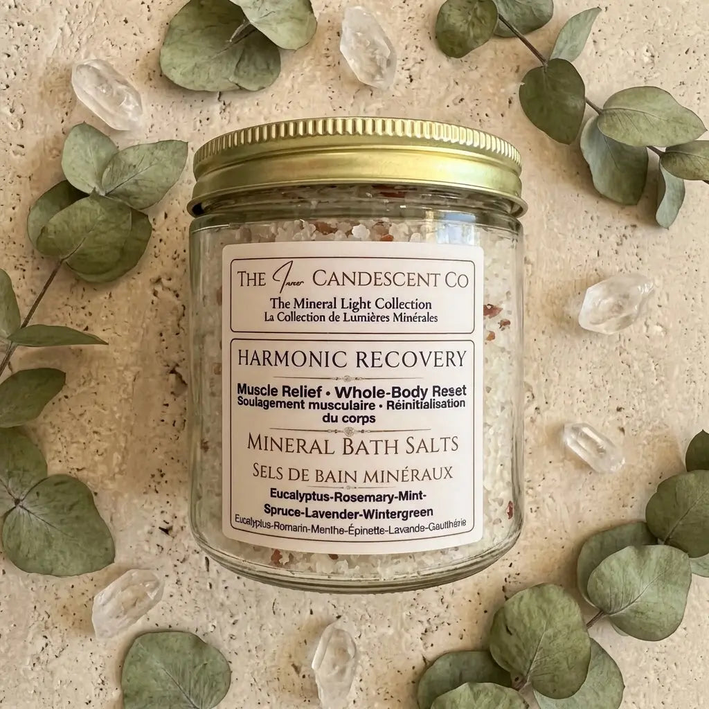 HARMONIC RECOVERY | Muscle recovery magnesium & mineral rich bath salts | Foot soaks