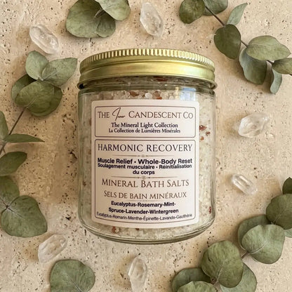 HARMONIC RECOVERY | Muscle recovery magnesium & mineral rich bath salts | Foot soaks