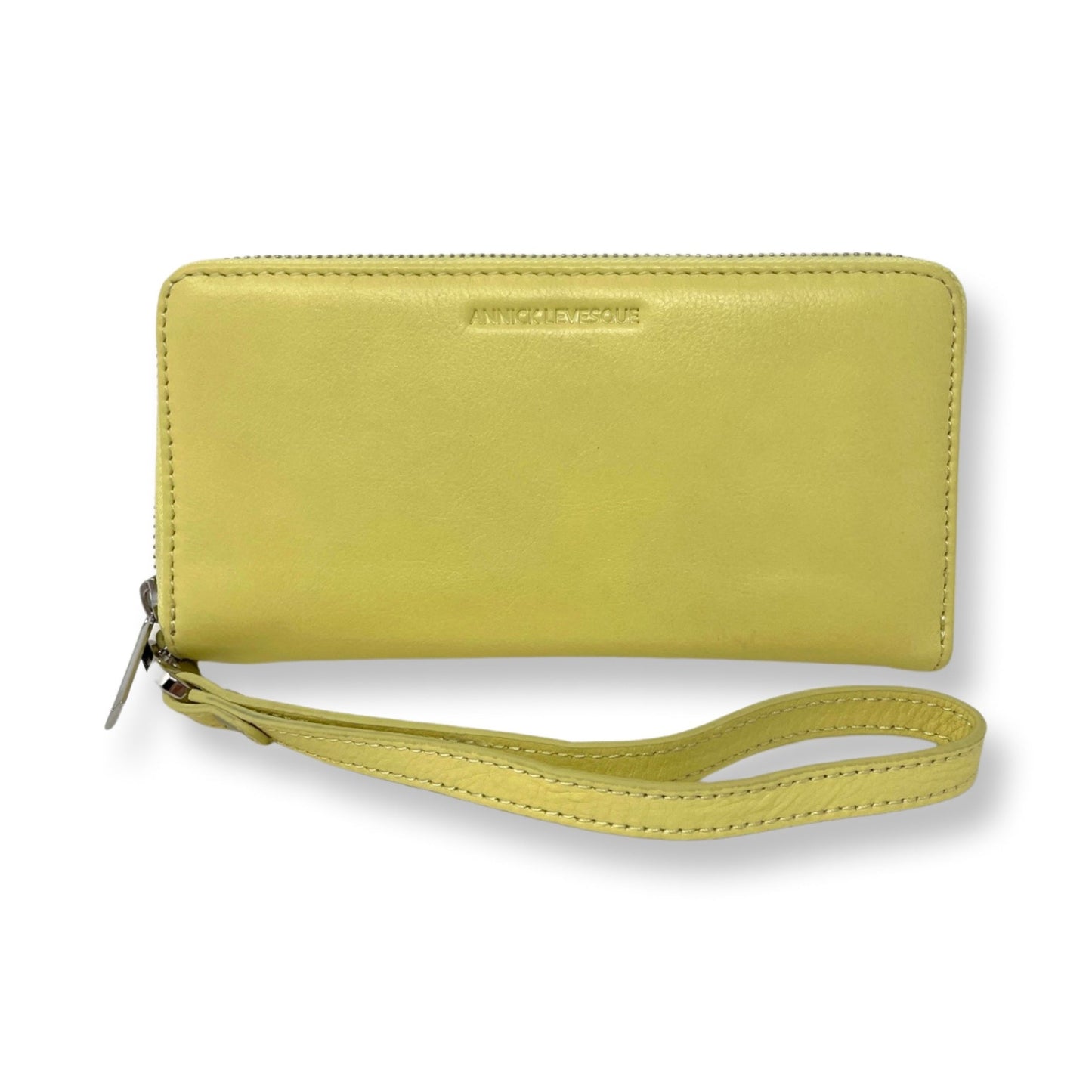 Yellow Genuine Leather Wallet, Carla