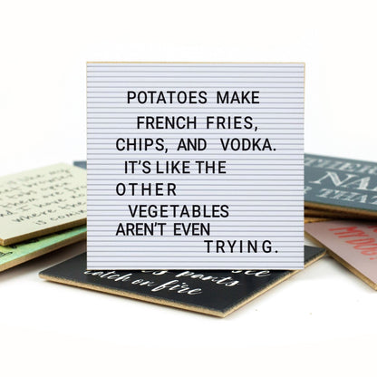 Coasters or Magnets - Potatoes Make