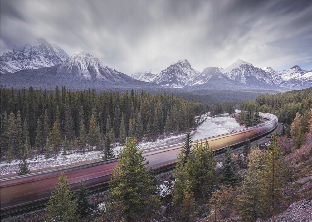 Art mural Train rapide