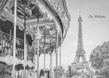 Décoration murale Je t’aime - Paris