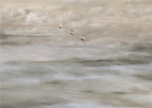 Wall art Swans over sea