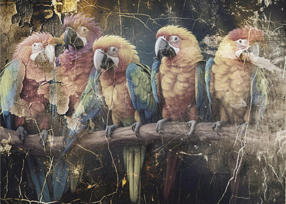 Art mural Perroquet Animal Illustration vintage Décoration murale 10