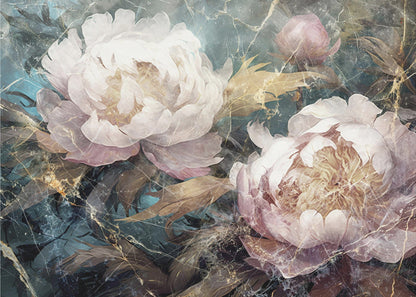 Décoration murale Fleur Art floral Illustration Déco murale 014