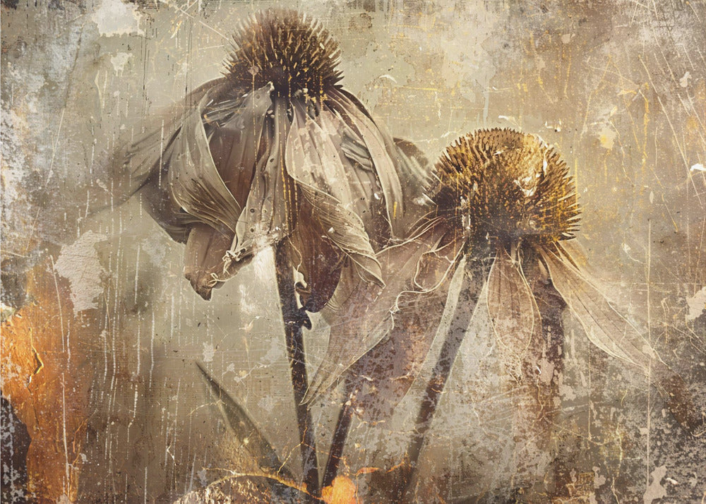 Art mural Fleur Illustration florale Art mural 082