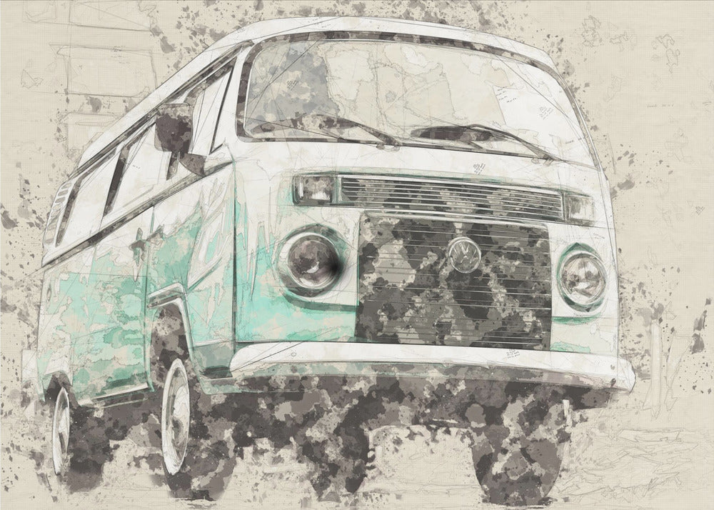 Art mural Combi Volkswagen
