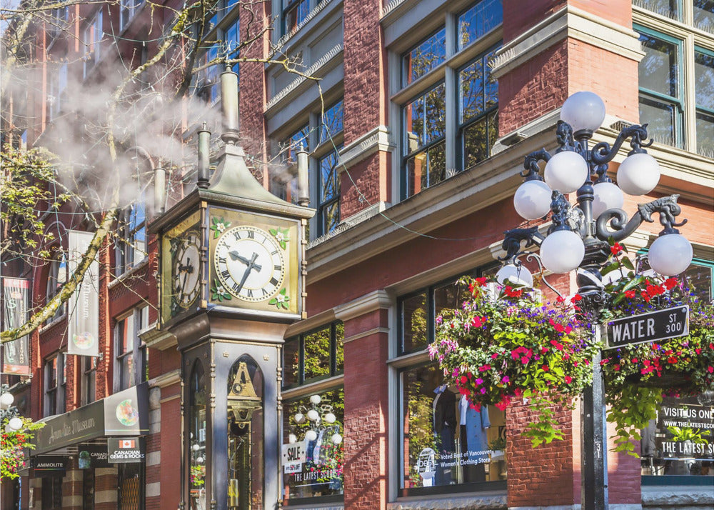Décoration murale Horloge à vapeur historique de Gastown à Vancouver