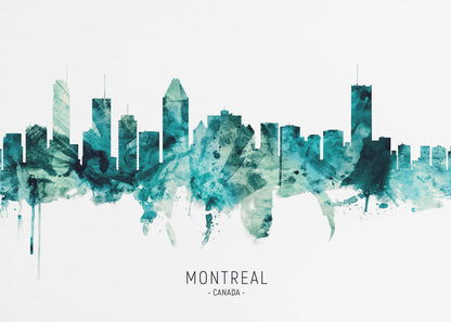 Décoration murale Montréal Canada Skyline