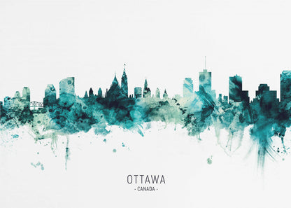 Art mural Ottawa Canada Ligne d'horizon