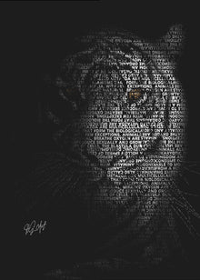 Wall art The Tiger