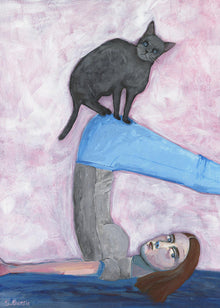Du yoga avec mon chat