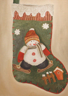 Décoration murale Chaussette de Noël