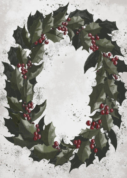 Impression sur toile personnalisée de Noël 16″X20″