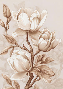 Fleurs beiges 2