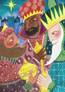 Décoration murale Les Trois Rois mages, Impression sur toile