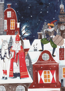 Décoration murale Saint Nicolas sur toile