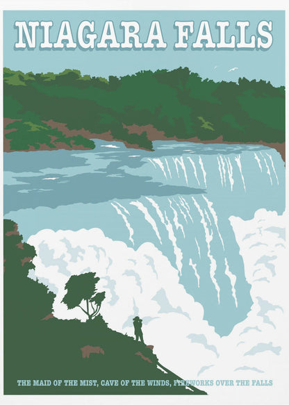 Art mural Chutes du NiagaraAffiche de voyage