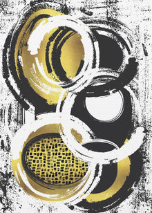 Art mural Peinture abstraite n° 2 | or