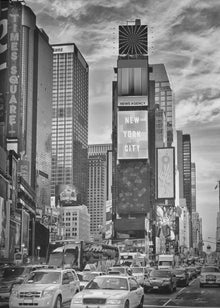 Décoration murale NEW YORK CITY Times Square - Monochrome