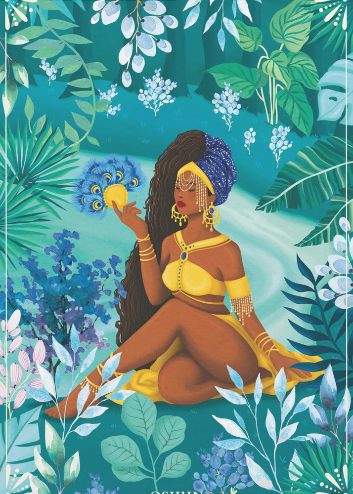 Art mural déesse Oshun Orisha