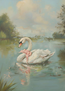 Coquette cygne vintage