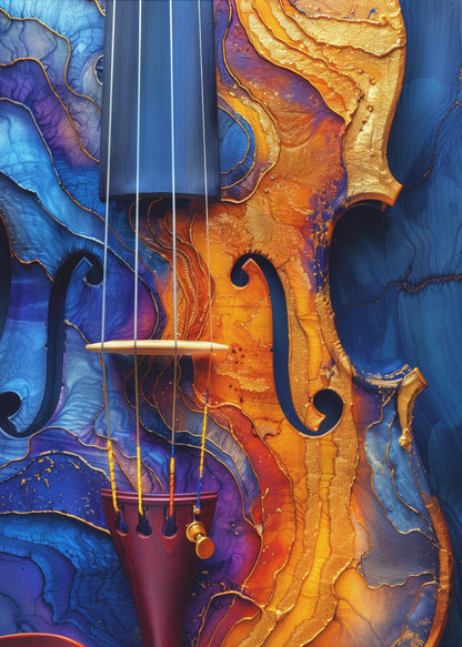Décoration murale Musique Violon 2 Impression sur toile