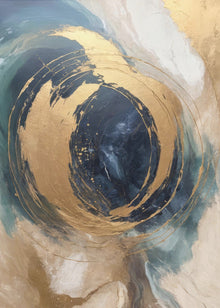 Décoration murale Vortex doré