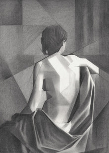 Art mural Étude d'après le nu féminin assis d'Eugène Durieu - 20-08-21