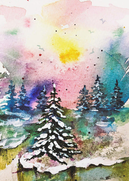Impression sur toile personnalisée de Noël 16″X20″