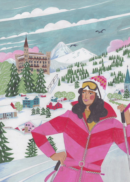 Impression sur toile personnalisée de Noël 16″X20″