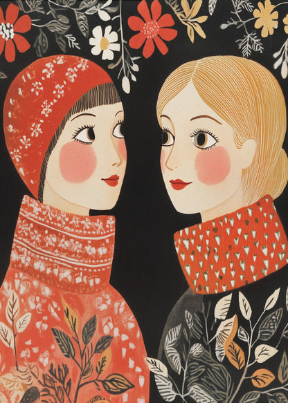 Impression sur toile personnalisée de Noël 16″X20″