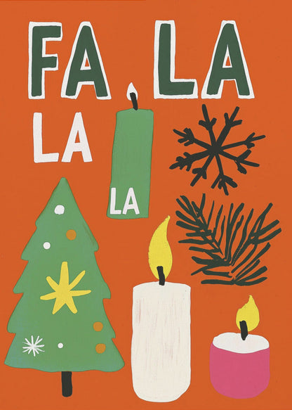Impression sur toile « Fa la la »