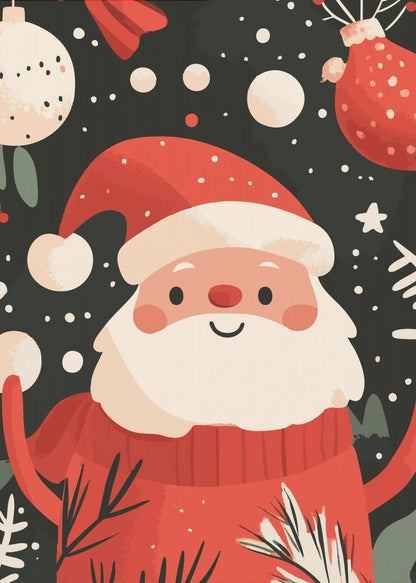 Impression sur toile personnalisée de Noël 16″X20″