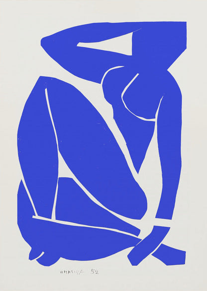 Décoration murale Nudo Blu III 1952