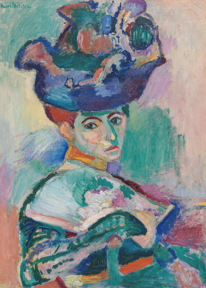 Décoration murale Femme au chapeau