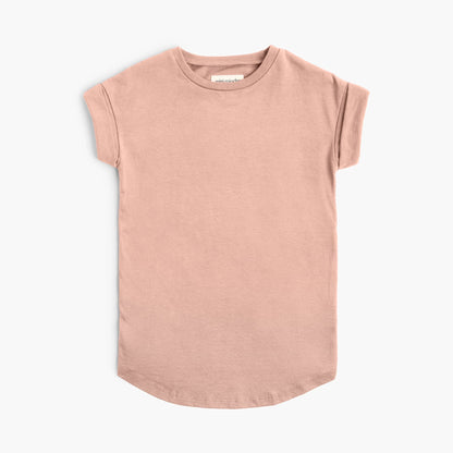 Robe nuage à manches retroussées