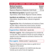 Progressive MAGNÉSIUM au BISGLYCINATE, 120 capsules végétales