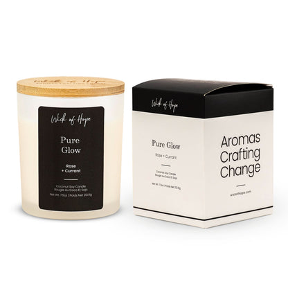 Pure Glow Candle | Rose + Currant
